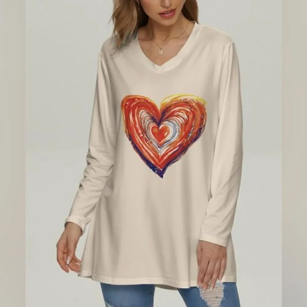 PixieLady V-Neck Long-Sleeve Tunic sz 2x